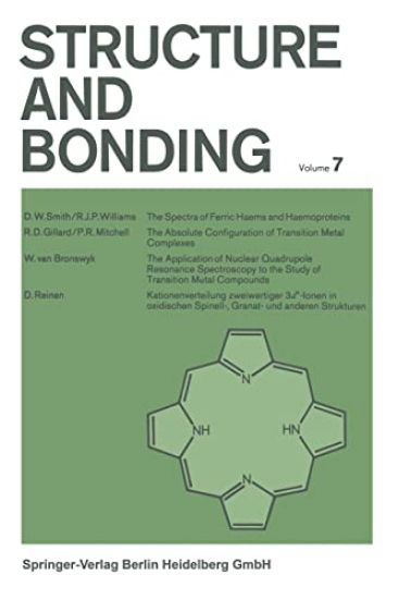 Structure and Bonding