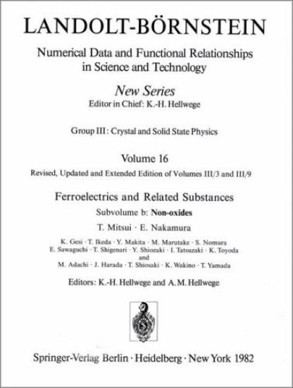 Non-oxides / Nicht-Oxide