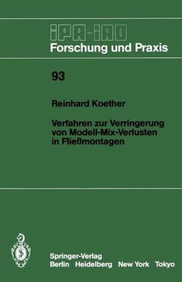 Verfahren zur Verringerung von Modell-Mix-Verlusten in Fließmontagen