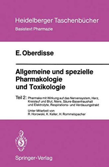 Allgemeine und spezielle Pharmakologie und Toxikologie