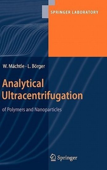 Analytical Ultracentrifugation of Polymers and Nanoparticles