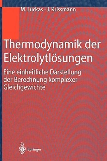 Thermodynamik der Elektrolytlösungen