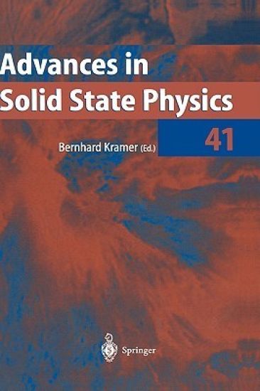 Advances in Solid State Physics