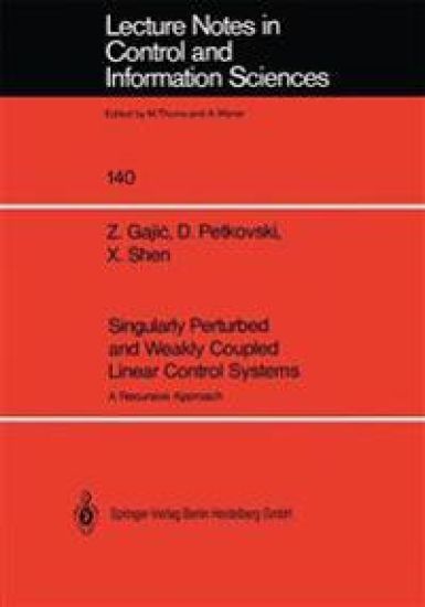 Singularly Perturbed and Weakly Coupled Linear Control Systems