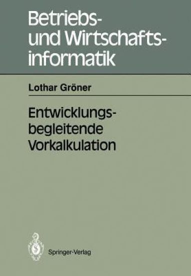 Entwicklungsbegleitende Vorkalkulation