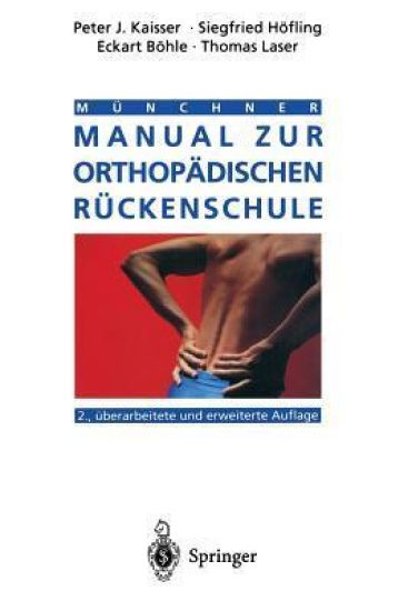 Münchner Manual zur orthopädischen Rückenschule