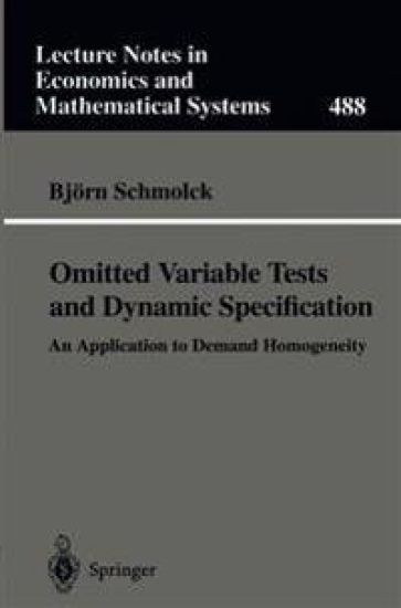 Omitted Variable Tests and Dynamic Specification