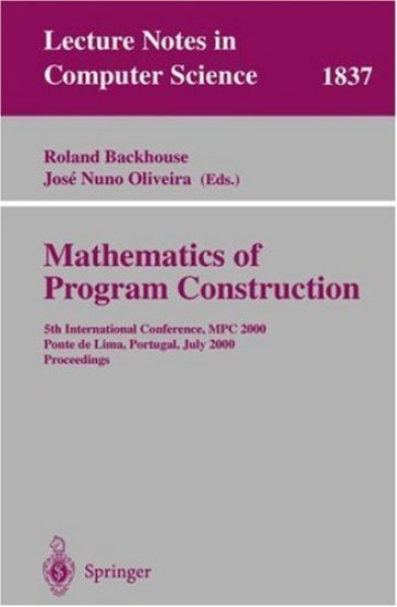 Mathematics of Program Construction