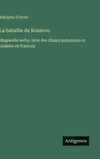 La bataille de Kossovo