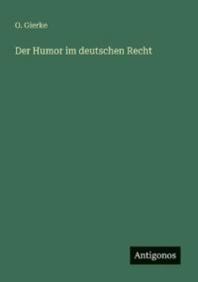Der Humor im deutschen Recht