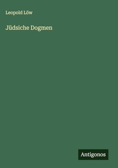Jüdsiche Dogmen