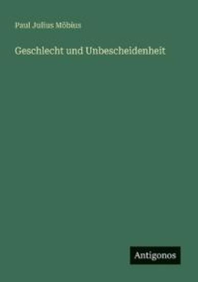 Geschlecht und Unbescheidenheit