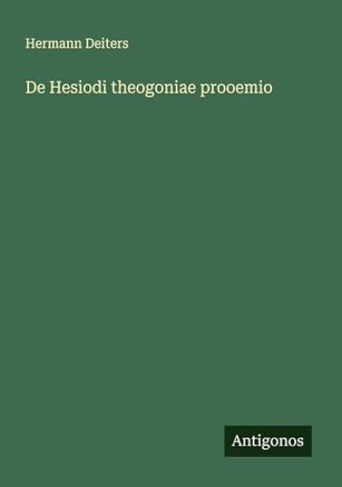 De Hesiodi theogoniae prooemio