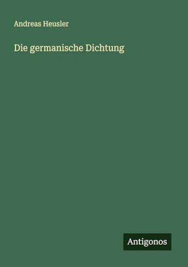 Die germanische Dichtung