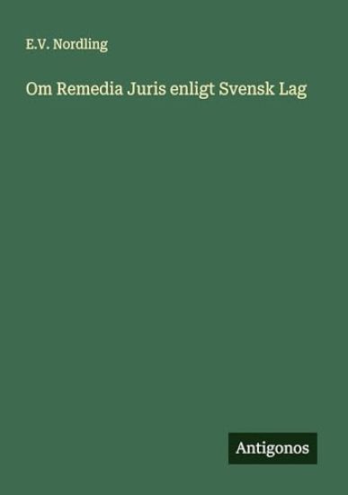 Om Remedia Juris enligt Svensk Lag