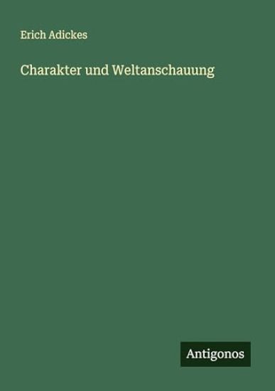 Charakter und Weltanschauung