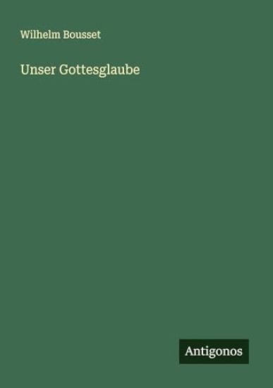 Unser Gottesglaube