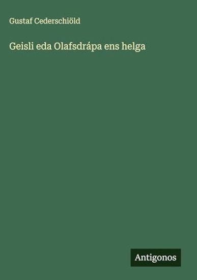 Geisli eda Olafsdrápa ens helga