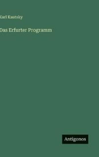 Das Erfurter Programm