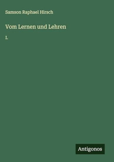 Vom Lernen und Lehren