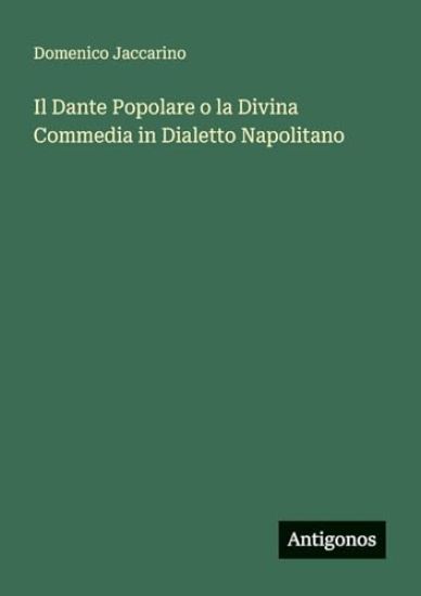 Il Dante Popolare o la Divina Commedia in Dialetto Napolitano