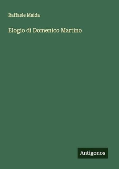 Elogio di Domenico Martino