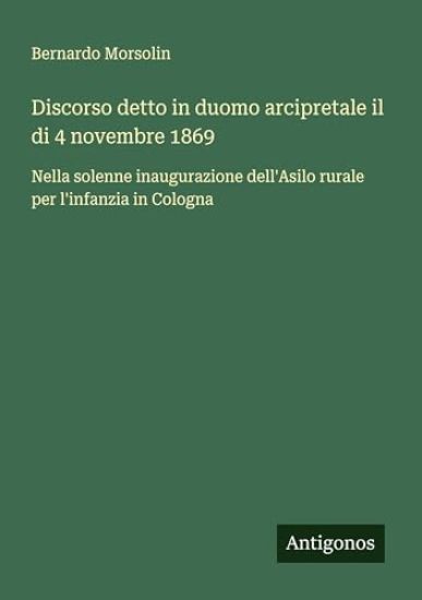 Discorso detto in duomo arcipretale il di 4 novembre 1869
