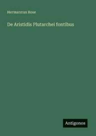 De Aristidis Plutarchei fontibus