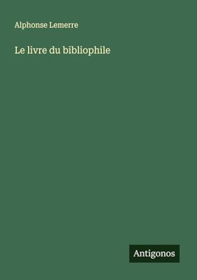 Le livre du bibliophile
