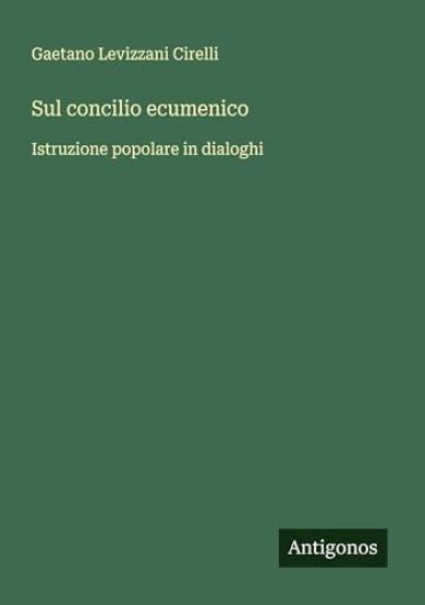 Sul concilio ecumenico