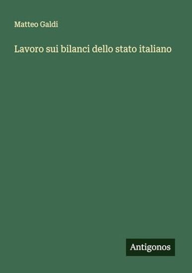 Lavoro sui bilanci dello stato italiano