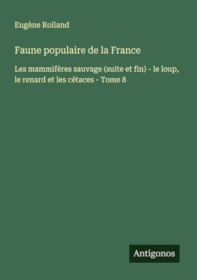 Faune populaire de la France