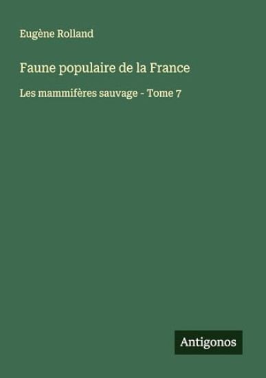 Faune populaire de la France