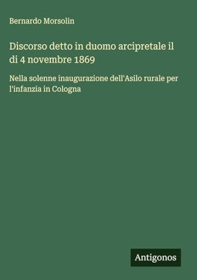Discorso detto in duomo arcipretale il di 4 novembre 1869