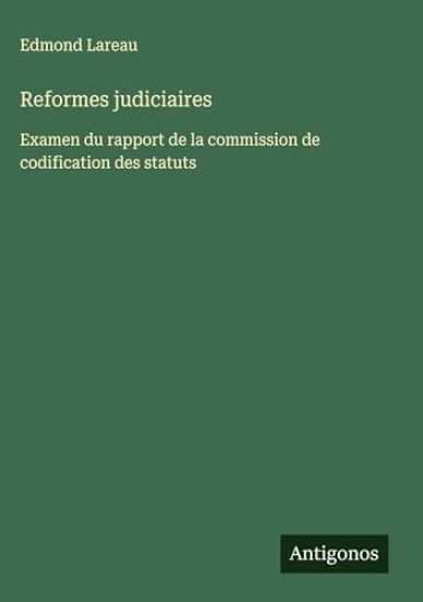 Reformes judiciaires