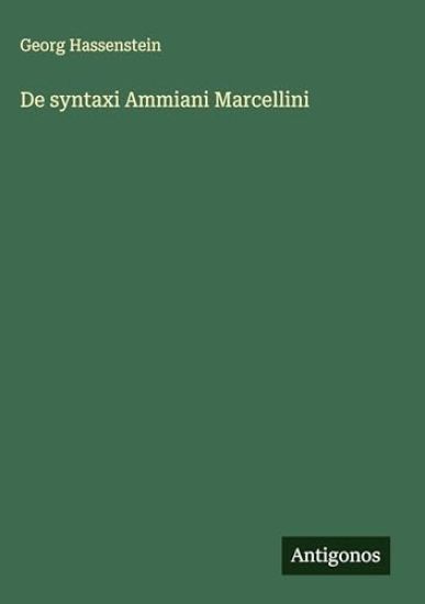 De syntaxi Ammiani Marcellini