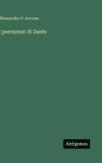 I precursori di Dante