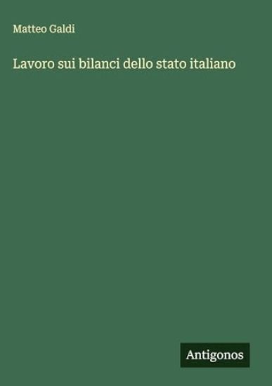 Lavoro sui bilanci dello stato italiano