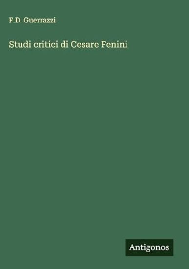 Studi critici di Cesare Fenini