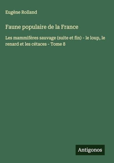 Faune populaire de la France