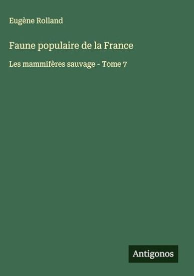 Faune populaire de la France