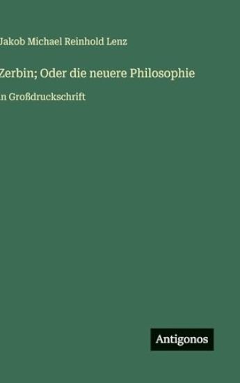 Zerbin; Oder die neuere Philosophie