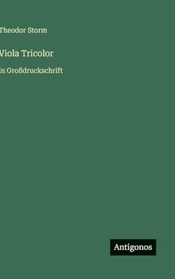 Viola Tricolor: in Großdruckschrift