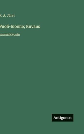 Kansikuva: Puoli-luonne; Kuvaus