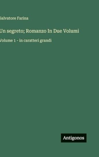 Un segreto; Romanzo In Due Volumi: Volume 1 - in caratteri grandi