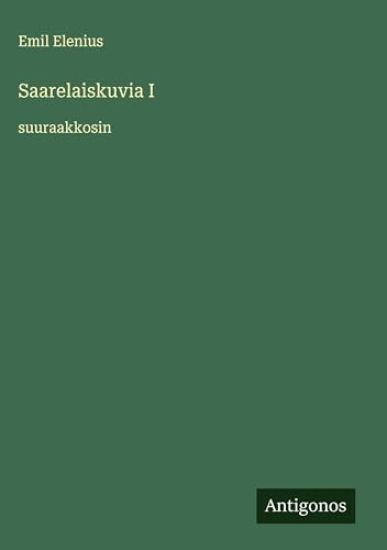 Kansikuva: Saarelaiskuvia I