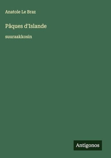 Kansikuva: Pâques d'Islande