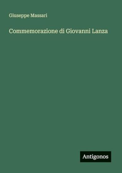 Commemorazione di Giovanni Lanza