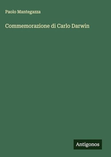 Commemorazione di Carlo Darwin