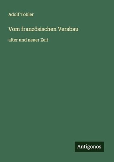 Vom französischen Versbau
